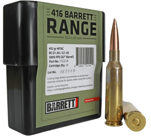 Barrett 17222R Range 416Barrett 450gr MTAC 10/Box