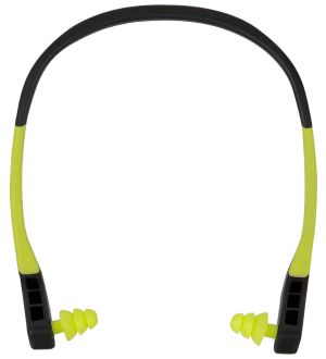 Allen 4102 Wave Banded Ear Plugs 22 dB Gray/Yellow Lightweight