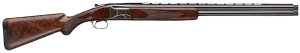Browning 018117013 Citori Gran Lightning Full Size 28 Gauge Break Open 3" 2rd 28" Polished Blued Over/Under Vent Rib Barrel Silver Nitride Engraved with Gold Accents Steel Receiver Fixed w/Rounded Pistol Grip Grade V/VI Gloss Black Walnut Wood Stock Am