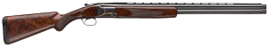 Browning 018117014 Citori Gran Lightning Full Size 28 Gauge Break Open 3" 2rd 26" Polished Blued Over/Under Vent Rib Barrel Silver Nitride Engraved with Gold Accents Steel Receiver Fixed w/Rounded Pistol Grip Grade V/VI Gloss Black Walnut Wood Stock A