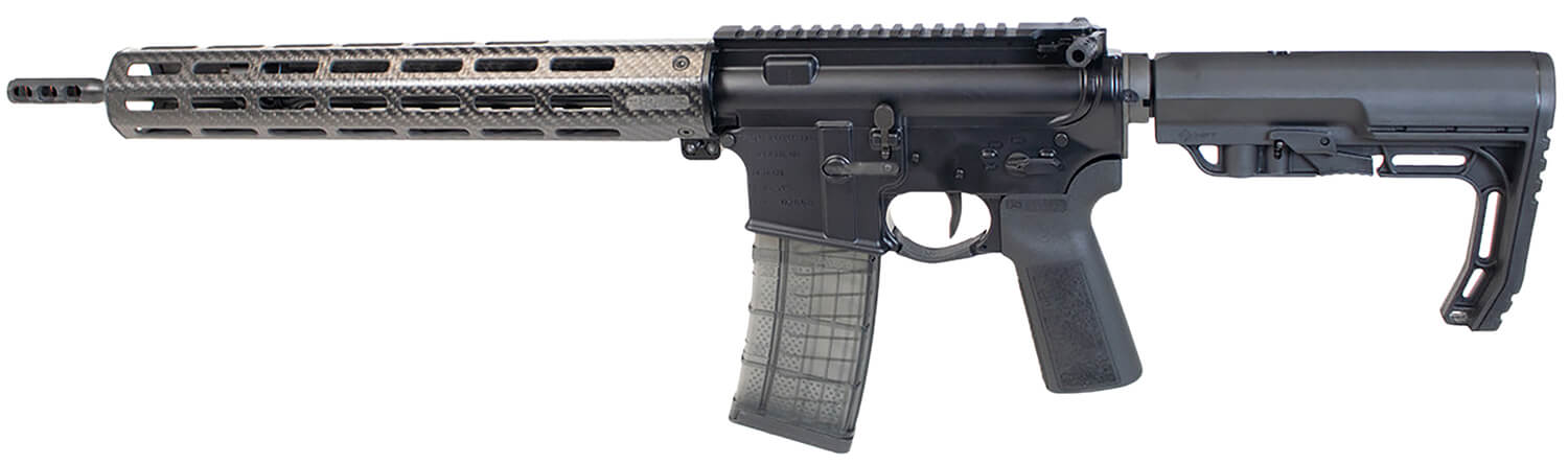 Faxon Firearms FX5500 Ion Ultralight 5.56x45mm NATO 30+1 16" Black 13" Carbon Fiber M-Lok Handguard MFT Stock Magpul Grip Radian Talon Ambi Safety Adj. Gas Block Integral Brake Ambi Charging Handle Hiperfire Trigger - Image 2