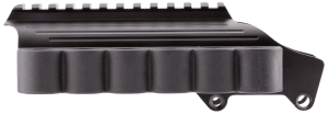 TacStar 1081035 Sidesaddle Rail Mount Shotgun 12 Gauge Black Polymer w/Aluminum Mounting Plate with Rail for Remington 870 1100 1187