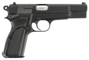 Inglis 12000000 L9A1 Full Size Frame 9mm Luger 15+1 4.70" Hard Chrome Plated Stainless Steel Barrel Black Cerakote Steel Serrated Slide Black Cerakote Steel Frame Black Plastic Grip