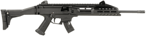 CZ-USA 91368 Scorpion EVO 3 22 LR 10+1 16" Black Threaded Steel Barrel  Picatinny Rail Receiver  M-LOK Handguards  Black Folding/Telescoping Stock  Black Polymer Grips