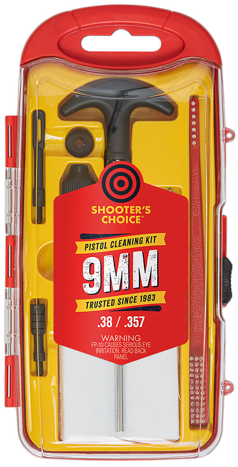 Shooters Choice SHFSRK9MM Gun Rod Cleaning Kit 9mm Pistol - Image 2