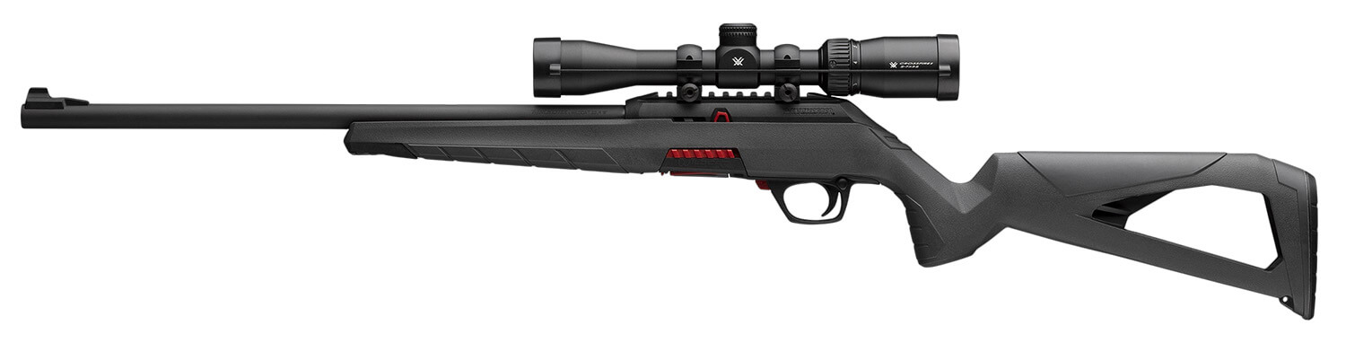 Winchester Repeating Arms 521155102 Wildcat Combo Full Size 22 LR 10+1 18" Matte Black Sporter Barrel Picatinny Rail Matte Black Polymer Receiver Gray Synthetic Thumbhole w/Picatinny Rail Stock Vortex Crossfire 2-7x32mm - Image 2