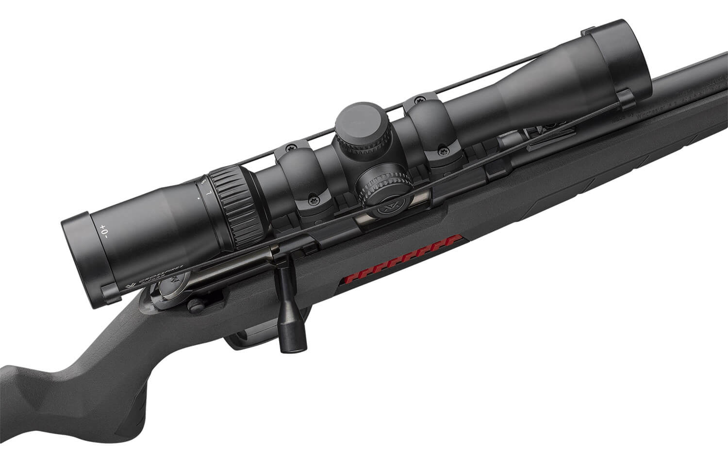 Winchester Repeating Arms 525234102 Xpert Full Size 22 LR 8+1 16.50" Matte Black Threaded Sporter Barrel Drilled & Tapped Steel Receiver Gray Synthetic Molded Stock Vortex Crossfire II 2-7x32mm scope. - Image 3