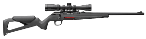 Winchester Repeating Arms 525234186 Xpert Combo Full Size 17 WSM 8+1 16.50" Matte Black Threaded Sporter Barrel  Drilled & Tapped Steel Receiver  Gray Synthetic Molded Stock  Vortex Crossfire II 2-7x32mm Scope