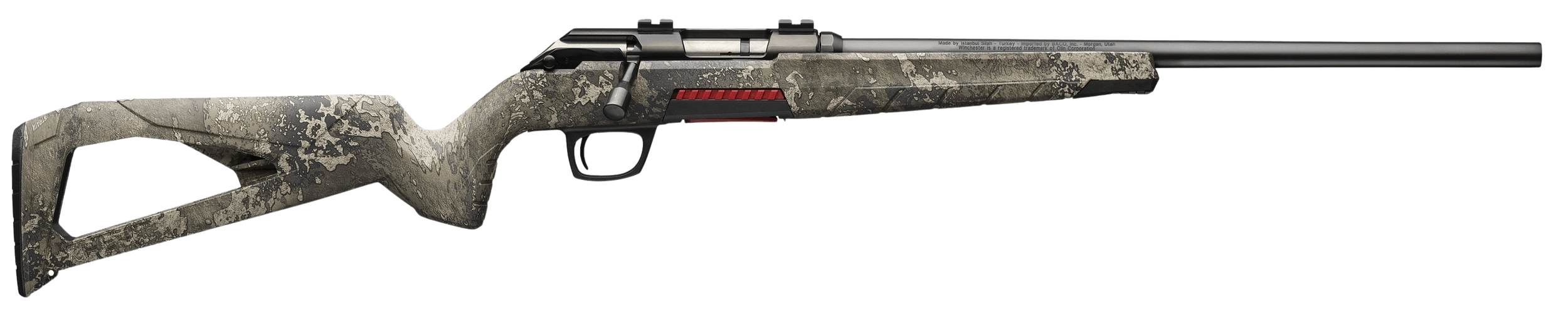 Winchester Repeating Arms 525206186 Xpert Full Size 17 WSM 8+1 18" Matte Black Threaded Sporter Barrel Drilled & Tapped Steel Receiver TrueTimber Strata Synthetic Molded Stock