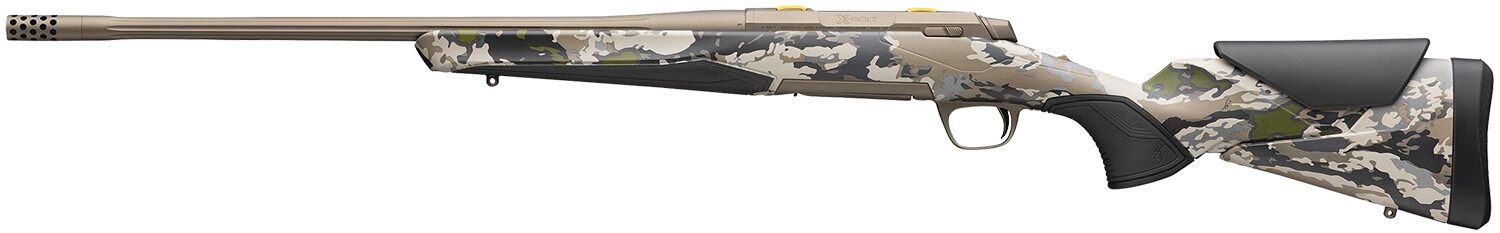 Browning C36010297 X-Bolt 2 Speed SPR 300 PRC 3+1 22" Burnt Bronze Cerakote Fluted Sporter SR Barrel Burnt Bronze Cerakote Drilled & Tapped/X-Lock Mount Steel Receiver Ovix Camo Vari-Tech w/Adj Comb & LOP Synthetic Stock - Image 2