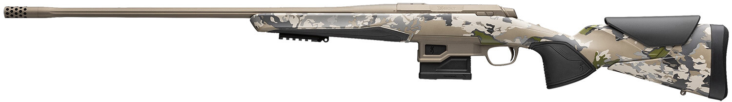 Browning 036011224 X-Bolt 2 Speed Long Range SR Full Size 270 Win 6+1 24" Burnt Bronze Cerakote Fluted Sporter SR Barrel Drilled & Tapped/X-Lock Mount Steel Receiver Vari-Tech w/Adj Comb & LOP w/Picatinny Rail Ovix Camo Synthetic Stock - Image 2