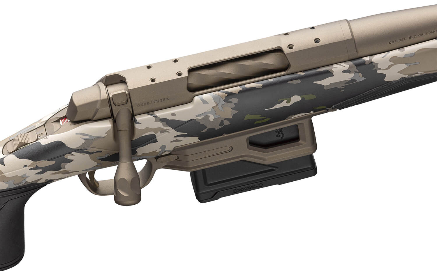 Browning 036011224 X-Bolt 2 Speed Long Range SR Full Size 270 Win 6+1 24" Burnt Bronze Cerakote Fluted Sporter SR Barrel Drilled & Tapped/X-Lock Mount Steel Receiver Vari-Tech w/Adj Comb & LOP w/Picatinny Rail Ovix Camo Synthetic Stock - Image 3