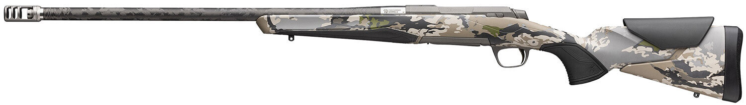 Browning 036034294 X-Bolt 2 Speed SR Full Size 6.5 PRC 3+1 24" Black Heavy Sporter Threaded Barrel Tungsten Gray Cerakote Drilled & Tapped/X-Lock Mount Steel Receiver Vari-Tech w/Adj Comb & LOP Ovix Camo Synthetic Stock - Image 3