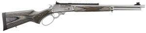 Marlin 70905 336 Full Size 30-30 Win 6+1 19.10" Polished Stainless Steel Threaded Barrel Polished Stainless Steel Receiver Fixed Gray Laminate Stock