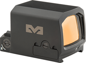 Meprolight USA 901141272 MPO PRO-F Black 1x24x18mm 3 MOA Red Dot 33 MOA Bullseye/Ring Reticle Illuminated