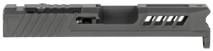 True Precision Inc TPG43SBCRMS Axiom Optic Cut Slide Fits Glock 43 Black DLC Anodized 416R Stainless Steel