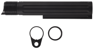 Primary Weapons EBT-RLCN-KIT Castle Nut 7075 T-6 Aluminum Black Anodized