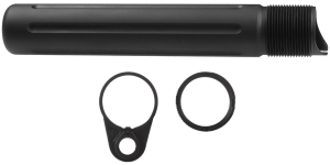 Primary Weapons EBT-RLCN-KIT-P Castle Nut  7075 T-6 Aluminum Black Anodized