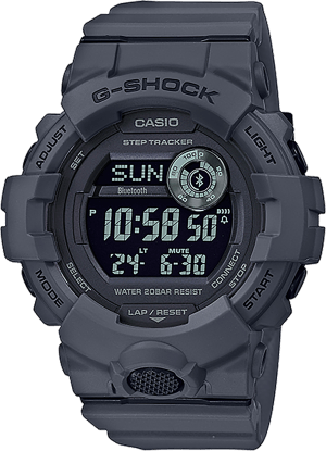 G-Shock GBD800UC8 Casio GBD-800 Series Sports Gray Compatible w/ Casio Watches App