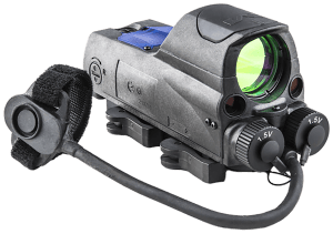 Meprolight USA 0687743 MOR PRO Black 1 x 30 mm 2.2 MOA Dot/Bullseye Reticle Green & IR Laser