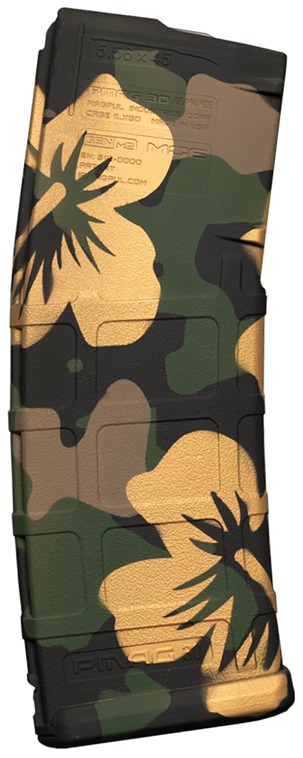 Weapon Works 228056 PMAG GEN M2 MOE 30rd Fits AR/M4 Aloha Woodland Polymer Weapon Works 228056 PMAG GEN M2 MOE 30rd Fits AR/M4 Aloha Woodland Polymer