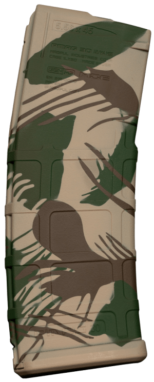 Weapon Works 228045 PMAG GEN M2 MOE 30rd Fits AR/M4 Rhodesian Brushstroke Polymer Weapon Works 228045 PMAG GEN M2 MOE 30rd Fits AR/M4 Rhodesian Brushstroke Polymer