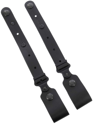 Galco MC2TDB Horizontal Shoulder System Tie Down Set 2.0 Black Full Grain Leather Ambidextrous