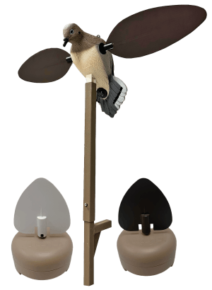 Mojo Outdoors HW2548 Flock A Flicker  Brown/White 4 Pack