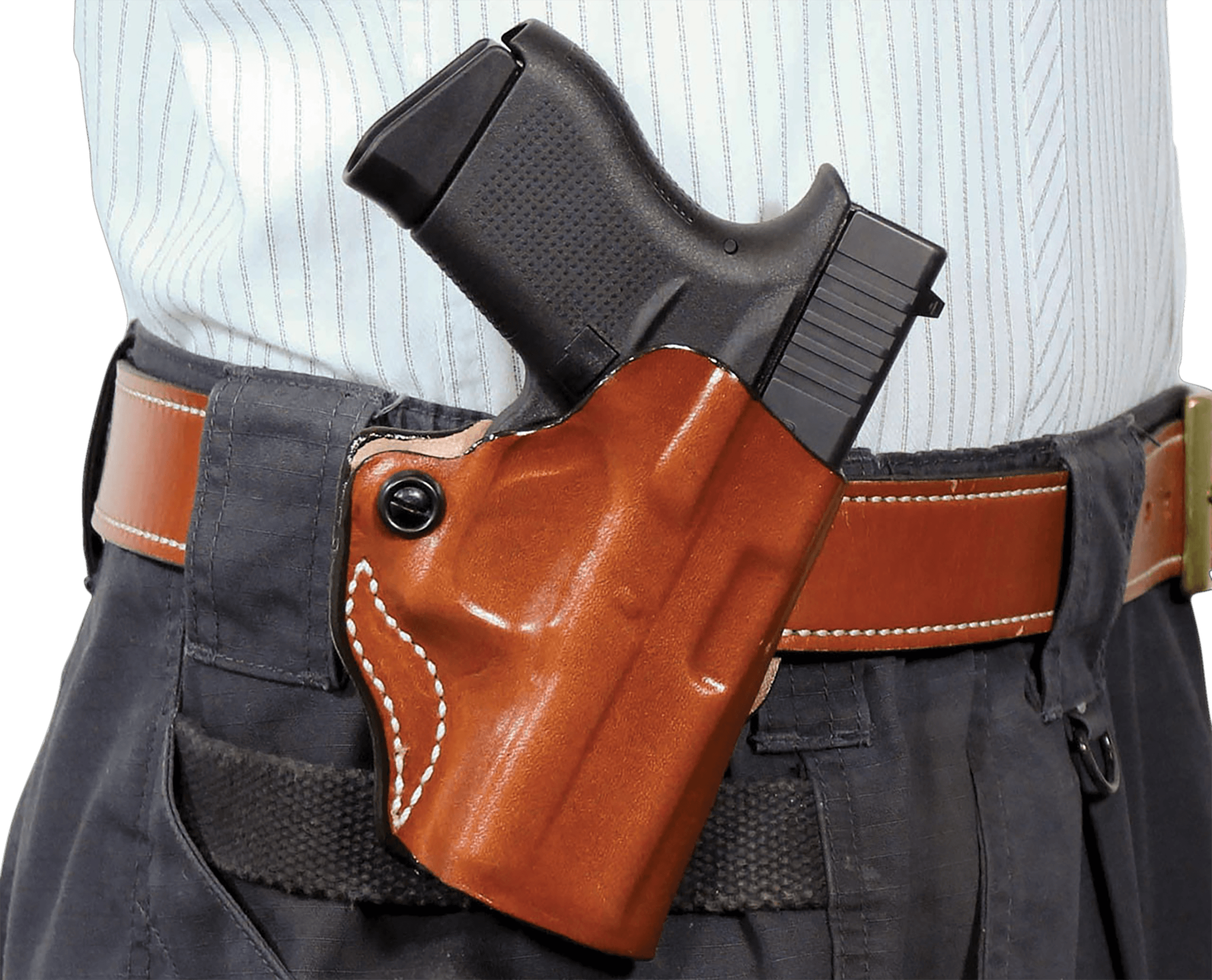 DeSantis Gunhide 019TA9YZ0 Mini Scabbard OWB Tan Sig Sauer P365 w/Red Dot Right Hand