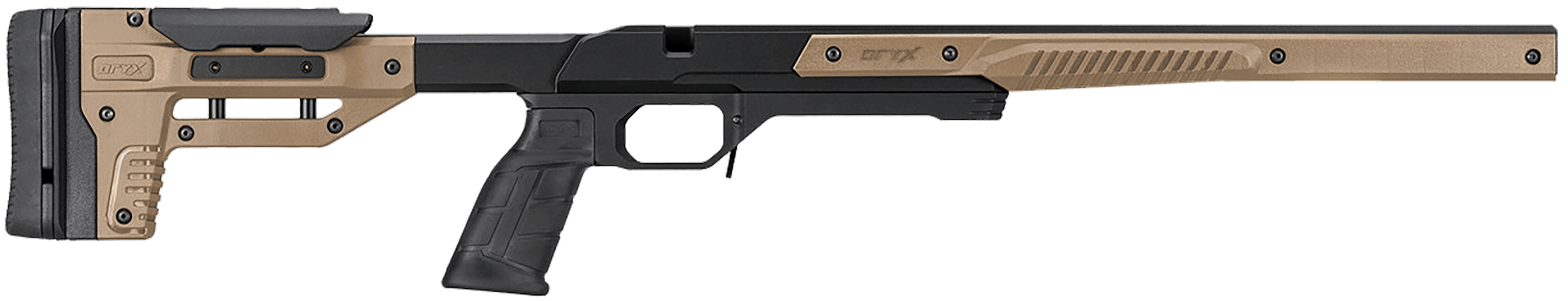 Mdt Sporting Goods Inc 103725FDE Oryx Sportsman Flat Dark Earth Aluminum Ruger American/ Short Action 32.25"