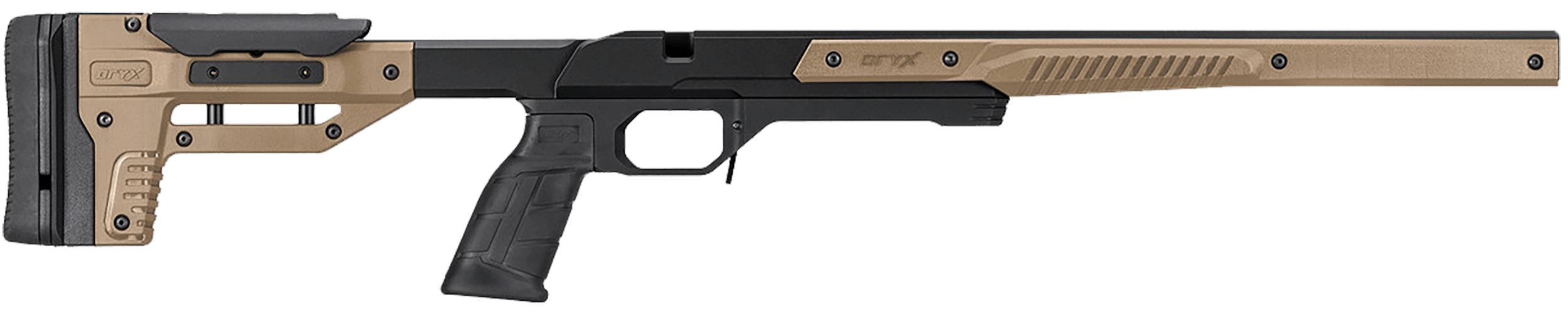 Mdt Sporting Goods Inc 106263FDE Oryx Sportsman Flat Dark Earth Aluminum Savage/ Short Action 32.25"