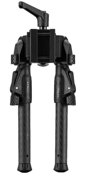 Mdt Sporting Goods Inc 105560BLK GRND-POD Black Aluminum 4.5"-9.0" Spiked Feet Fits Picatinny Rail