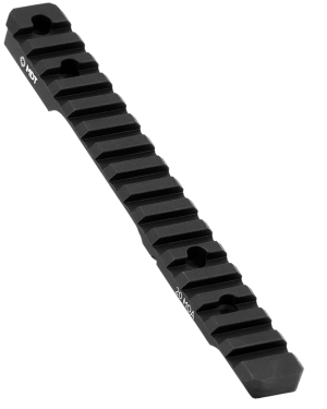 Mdt Sporting Goods Inc 102189BLK Picatinny Scope Rail Black Anodized Aluminum 11" Long Fits Howa 1500 Short Action 20 MOA