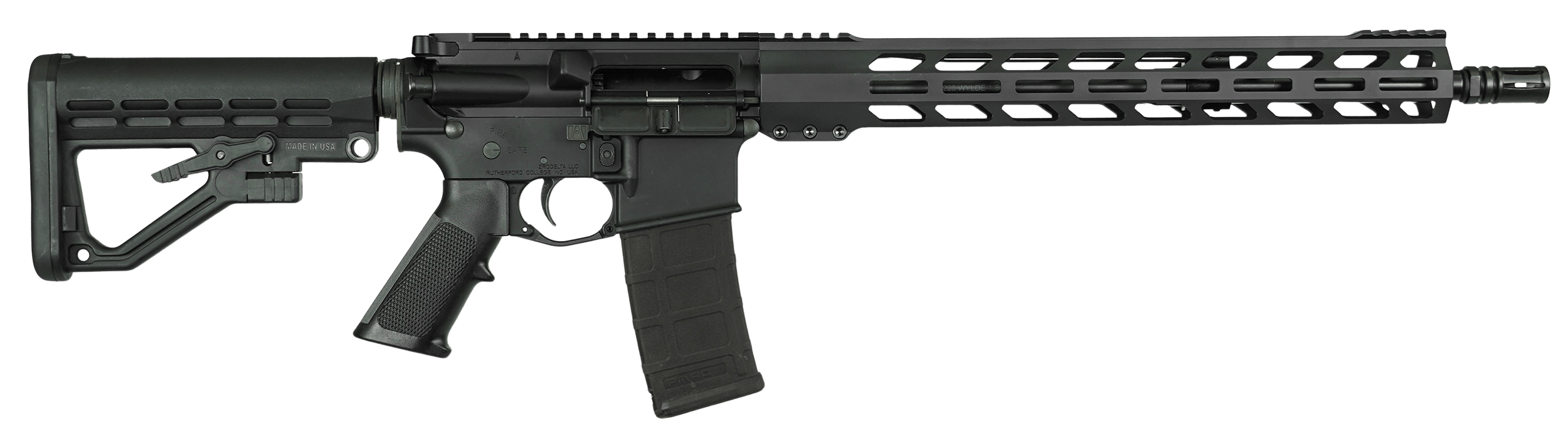 ZRO Delta 223WYBR001 Ready Series Base Full Size 223 Wylde 30+1 16" Black Nitride Threaded Barrel Black M-LOK Aluminum Receiver Black Adjustable Synthetic Stock Black A2 Grip