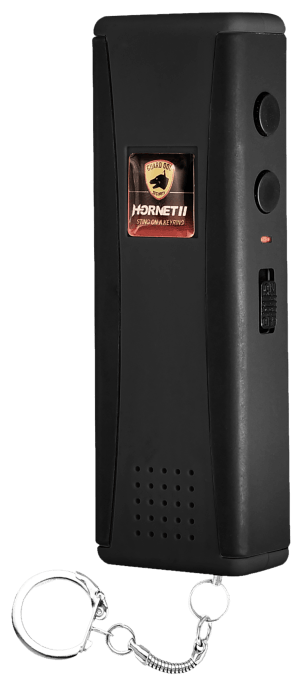 SKYLINE USA INC SGGDH2HVBK Stun Gun Hornet 2 Black Features Flashlight/Alarm Includes Keychain/Siren Alarm/USB Charger