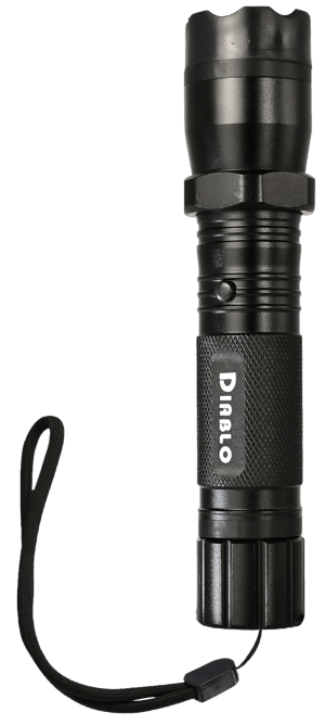 SKYLINE USA INC TLSGGDD Stun Gun Diablo Black Aluminum Features Flashlight