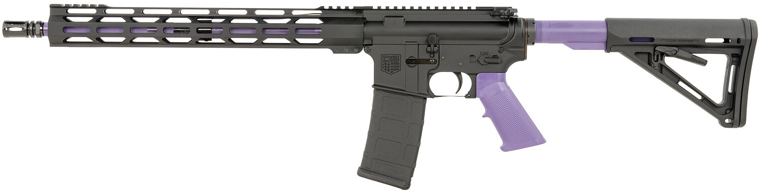 Diamondback DB175AK271 DB15 GunStuff Exclusive 223 Rem/5.56 NATO 30+1 16" Black Nitride Threaded Barrel Hard Coat Anodized Picatinny Rail Aluminum Receiver 7" Magpul M-LOK Handguard Purple Synthetic Magpul Carbine Stock Purple Cerakote LPK Grip - Image 2