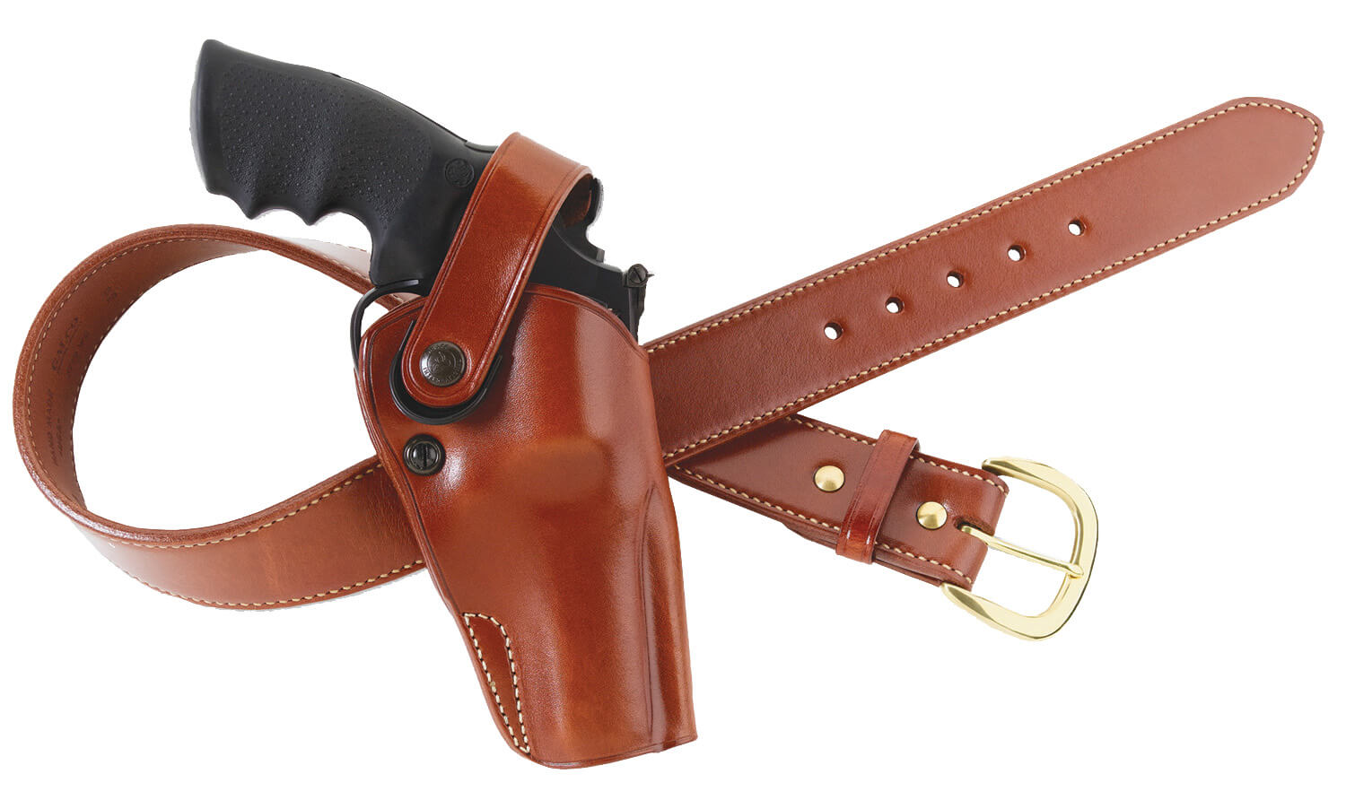 Galco DAO170 DAO OWB Tan Leather Belt Slide Fits S&W X Frame 500 Right Hand - Image 3