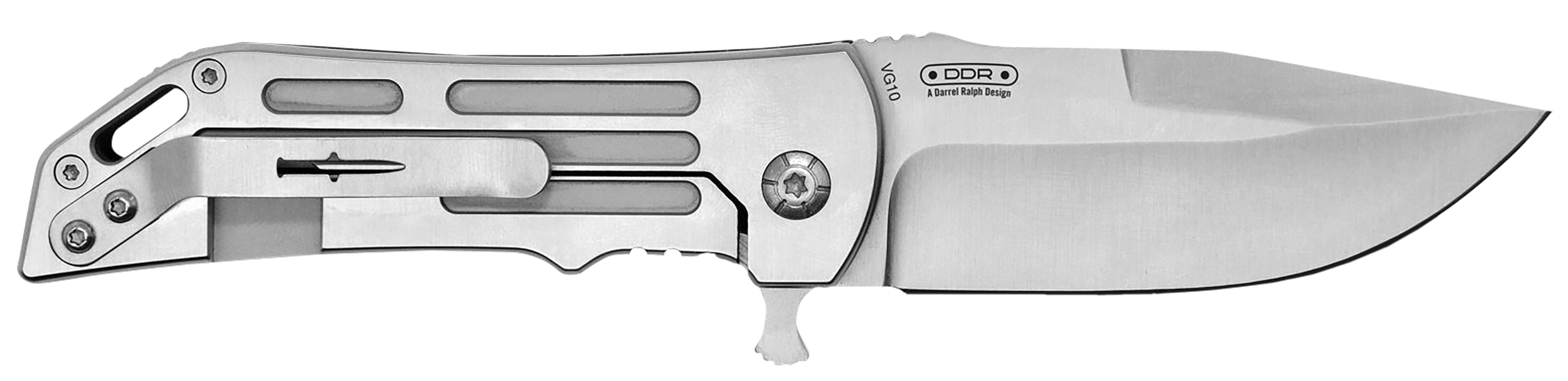 Camillus 19643 Dominator II 3" Folding Drop Point Plain Titanium Bonded 420 Stainless Steel Blade Silver Carbon Fiber/SS Handle