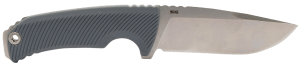 S.O.G SOG17060243 Tellus FX 4.20" Fixed Clip Point Plain Stonewashed Cryo 440C SS Blade Wolf Gray Textured GRN Handle Blister Pack