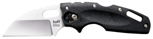 Cold Steel CS20LTZ Tuff Lite  2.50" Folding Sheepsfoot Plain AUS-8A SS Blade  3.50" Black Textured Griv-Ex Handle