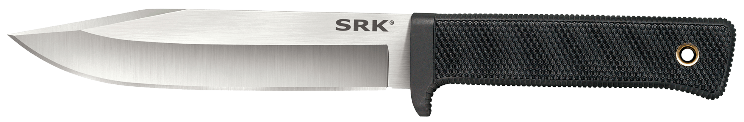 Cold Steel CS38CKE SRK 6" Fixed Clip Point Plain 3-V Steel Blade 4.75" Black Textured Kray-Ex Handle