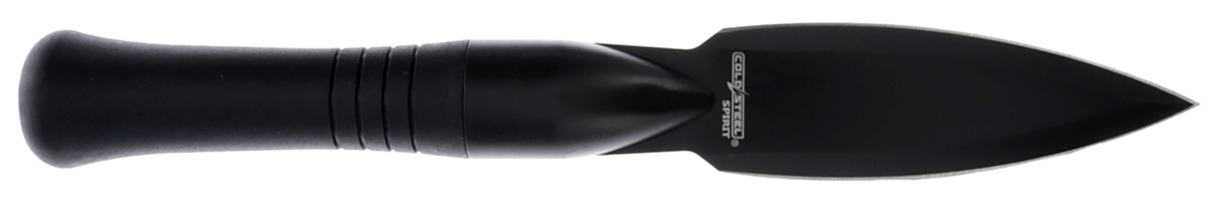 Cold Steel CSTHFS01NZ Spirit Spear Head 4.25" Fixed Spear Point Black 420 Stainless Steel Blade 4" Black Handle