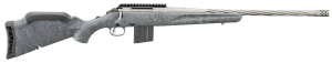 Ruger 46906 American Predator Gen II Full Size 350 Legend 5+1 20" Cobalt Cerakote Threaded Barrel Picatinny Rail Steel Receiver Gray Splatter Adjustable Synthetic Stock