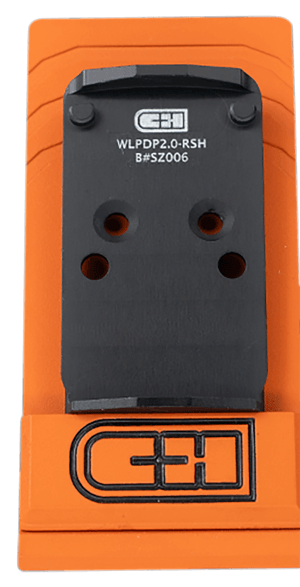 C&h Precision WLPDP2.0RSH Walther DEFENSE PDP 2.0 Black Anodized Trijicon/Holosun Pattern Footprint