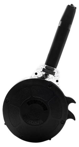 Kci Usa Inc KCIMZ028 Drum Magazine 50rd 40 S&W Compatible w/ Glock 22/23/24/27/35 Black Hardened Steel/Polymer
