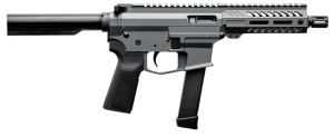 Angstadt Arms AAUDP09PG6 UDP-9  9mm Luger 15+1 6" Black Melonite Threaded Barrel  5.50" Free Float M-LOK Handguards  Tactical Gray Cerakote Aluminum Picatinny Rail Receiver  Black B5 Grips