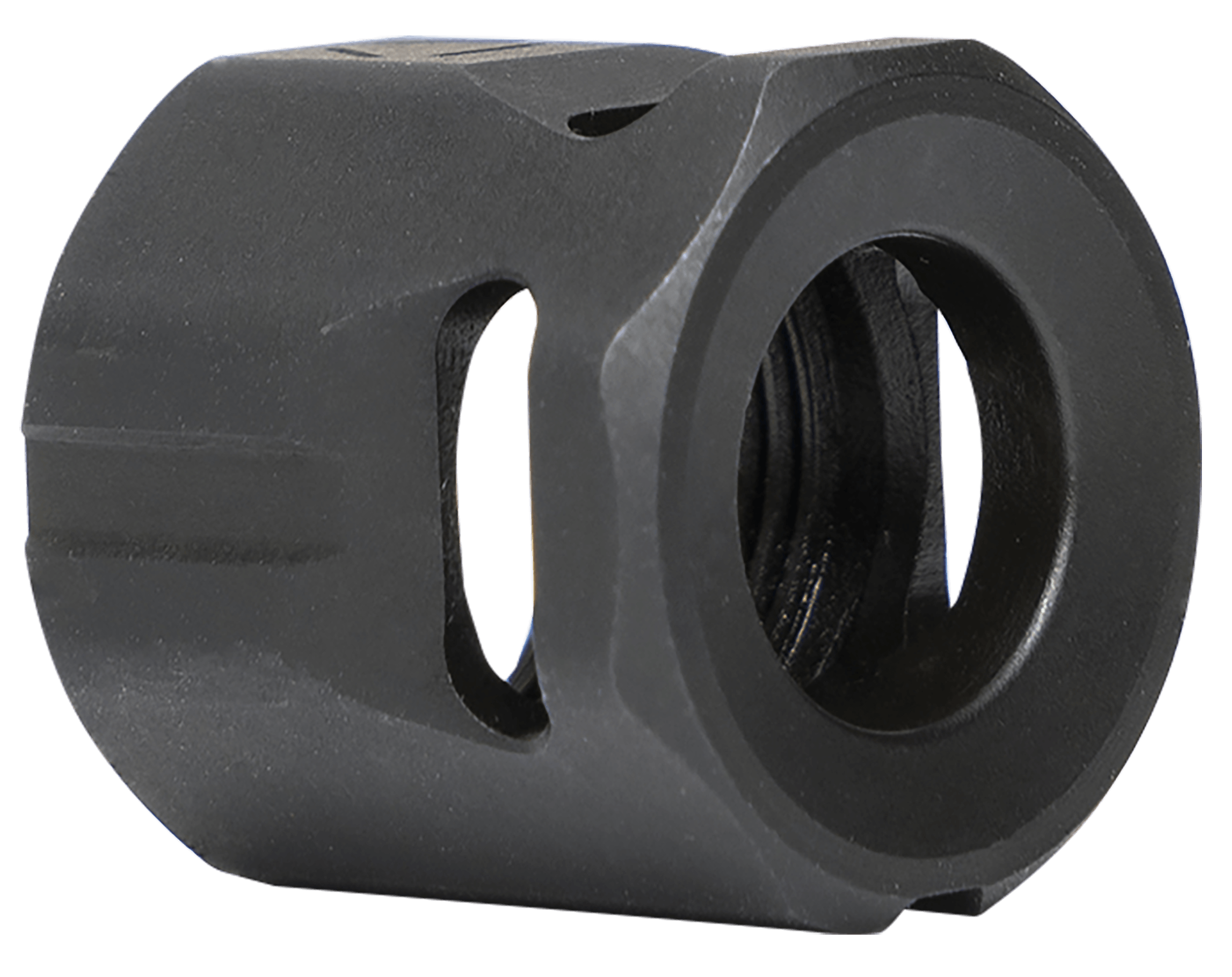 Strike Industries MCCIRCLE Micro Threaded Compensator Black Steel 1/2"x28 Threads 0.64" OAL Compatible w/ 9mm/357 SIG