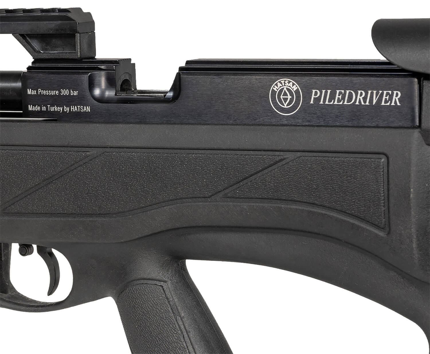 Hatsan USA HGPILE62 Piledriver Air Rifle 62 Cal Rifled Steel Barrel Carbon Fiber Air Cylinder Synthetic Thumbhole Bullpup Stock w/Elevation Adjustable Cheek Rest Combo Picatinny & 11mm Dovetail Optic Rail - Image 2