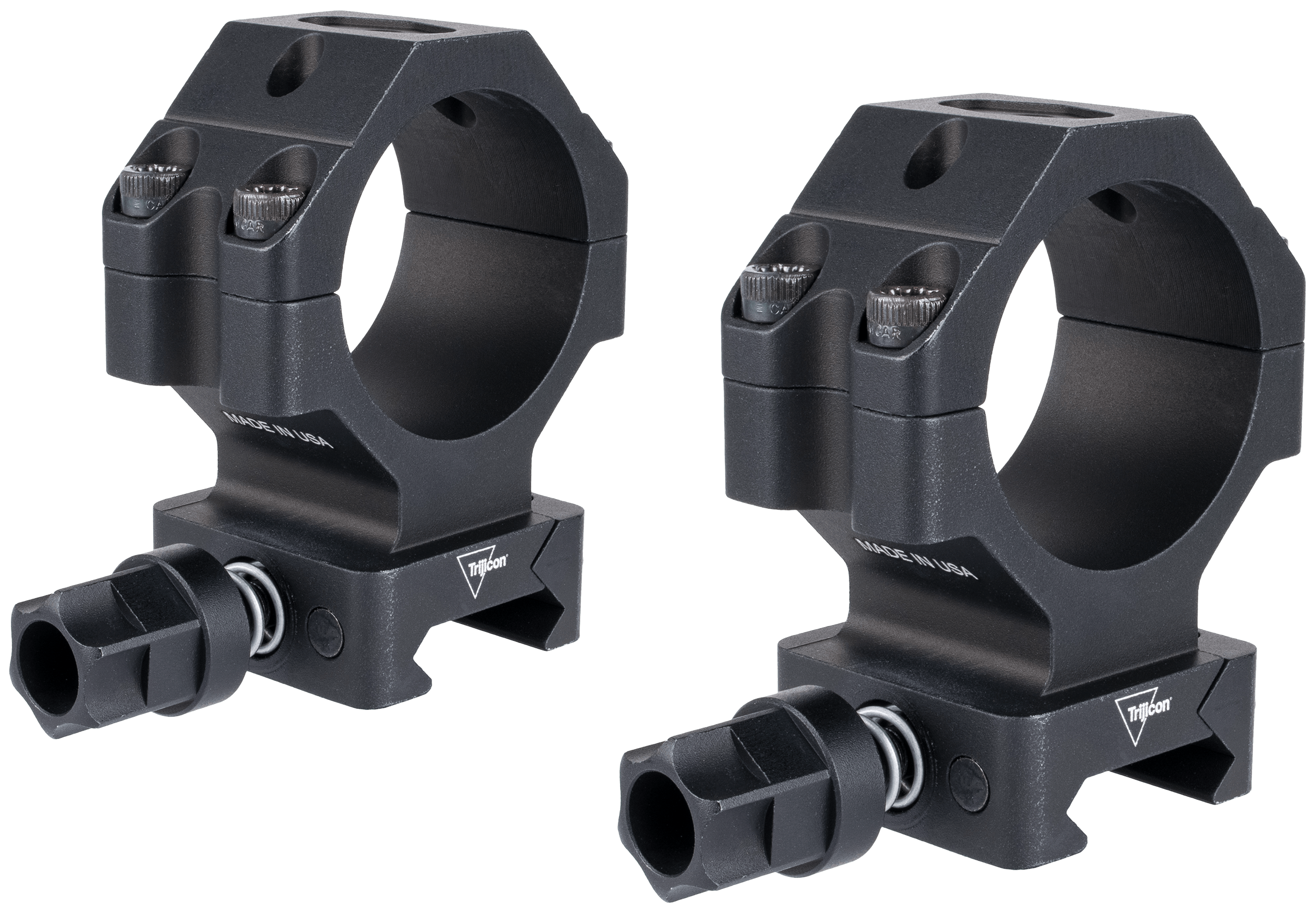 Trijicon AC22066 Scope Rings with Q-LOC Technology Matte Black 30mm High